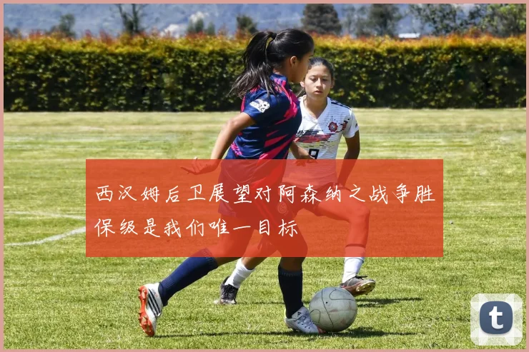 西汉姆后卫展望对阿森纳之战争胜保级是我们唯一目标